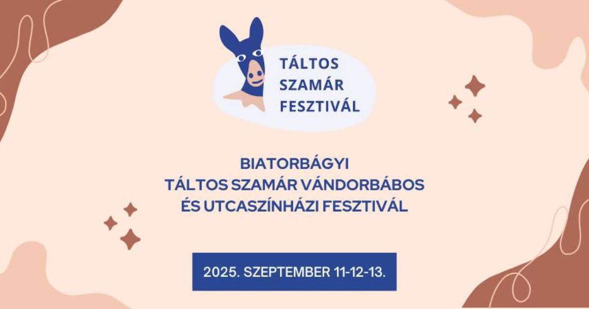 Táltos szamár bábos fesztivál